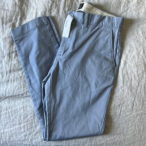 NWT J. Crew Light Gray Skinny Stretch Pants 30 x 30
